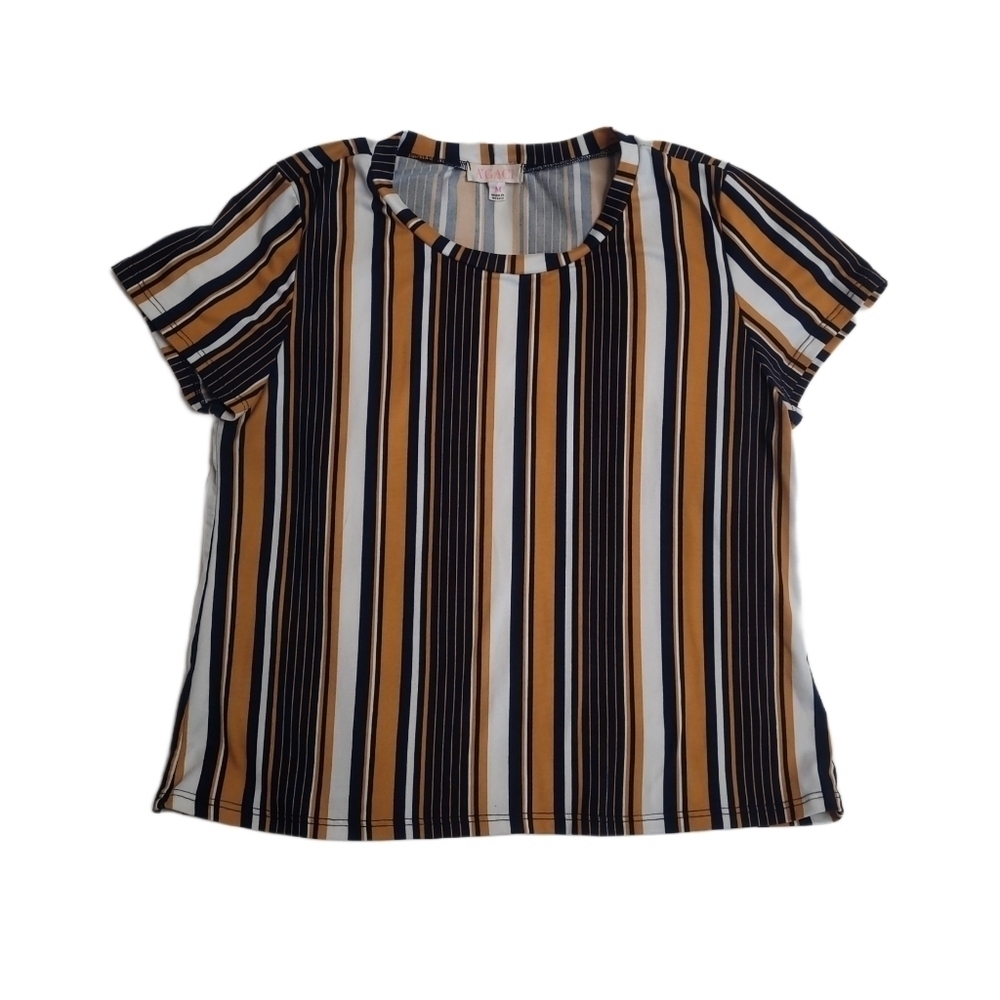 A'GACI Striped Top Size Medium